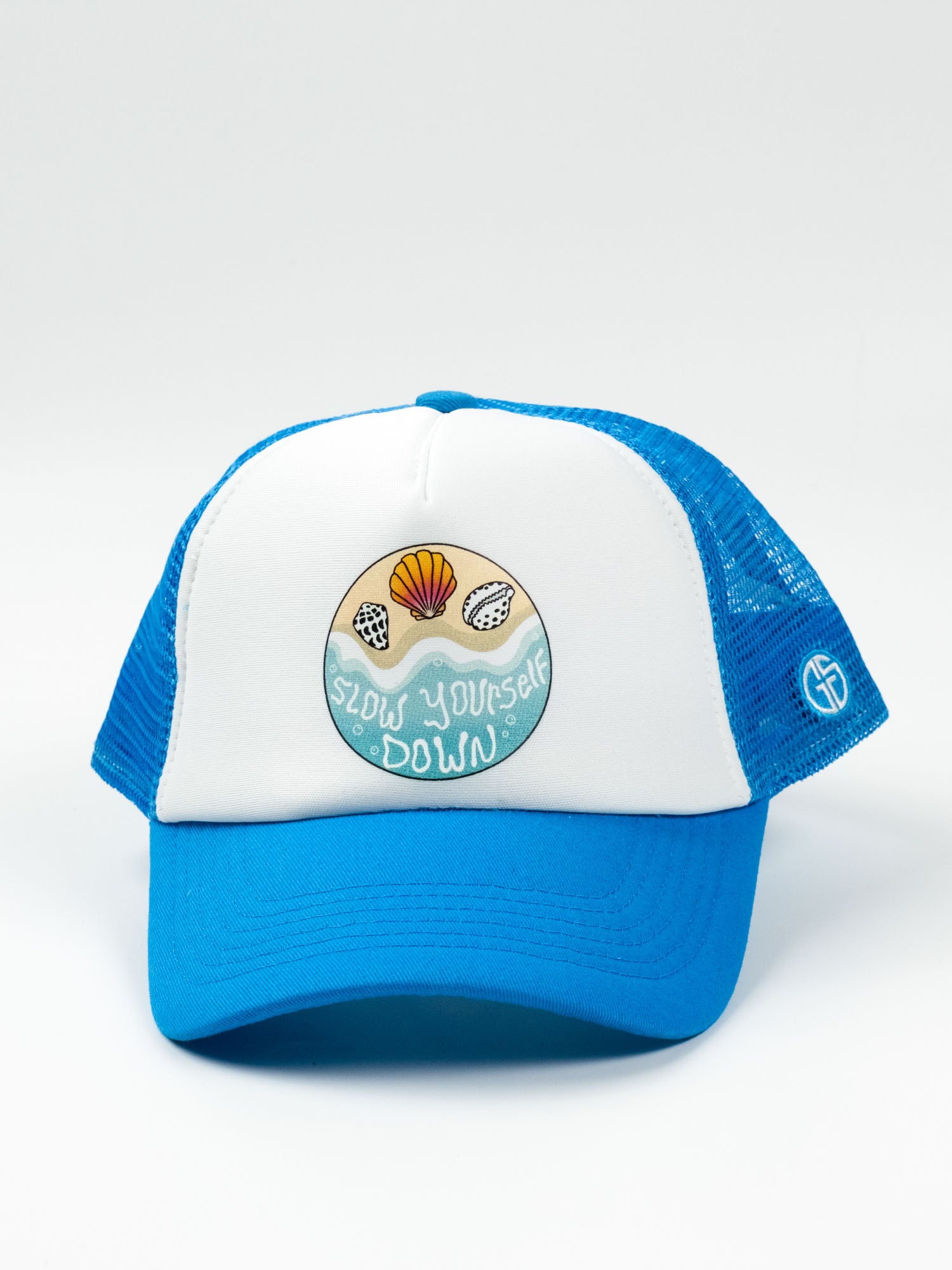 Kids Ginger Shell Trucker Hat slow-yourself-down