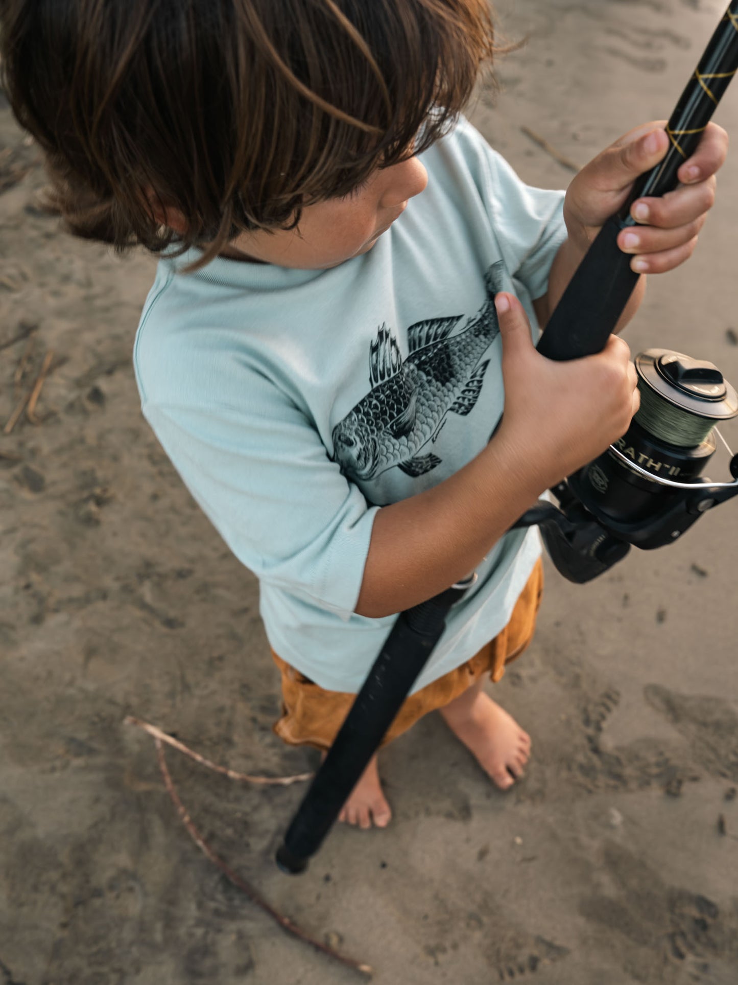 Kids Kumu Fish Tee - Slow Yourself Down