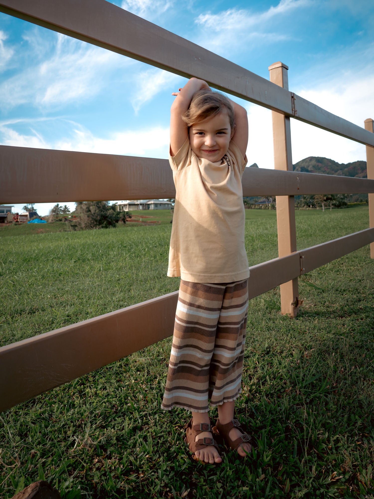 Kids Natural Retro Tee | Organic Cotton | Slow Yourself Down - Kids Shirts