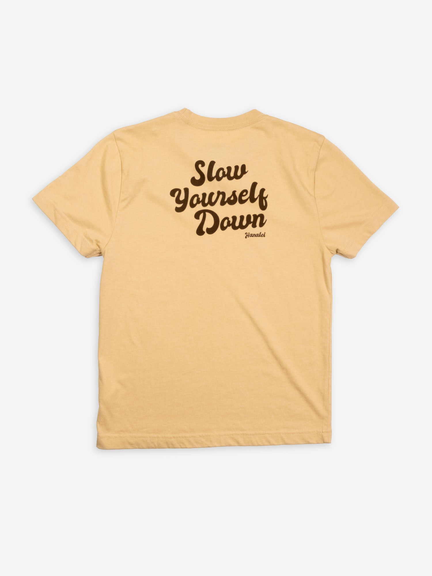 Kids Natural Retro Tee | Organic Cotton | Slow Yourself Down - Kids Shirts