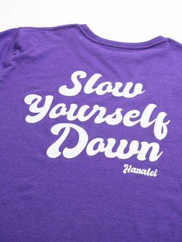 Kids Retro Logo Tee | Organic Cotton | Slow Yourself Down - Kids Shirts