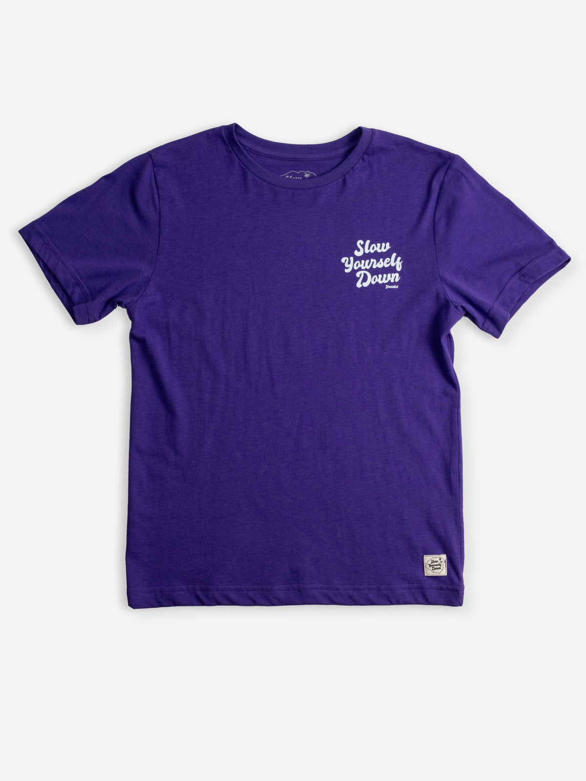 Kids Retro Logo Tee | Organic Cotton | Slow Yourself Down - Kids Shirts