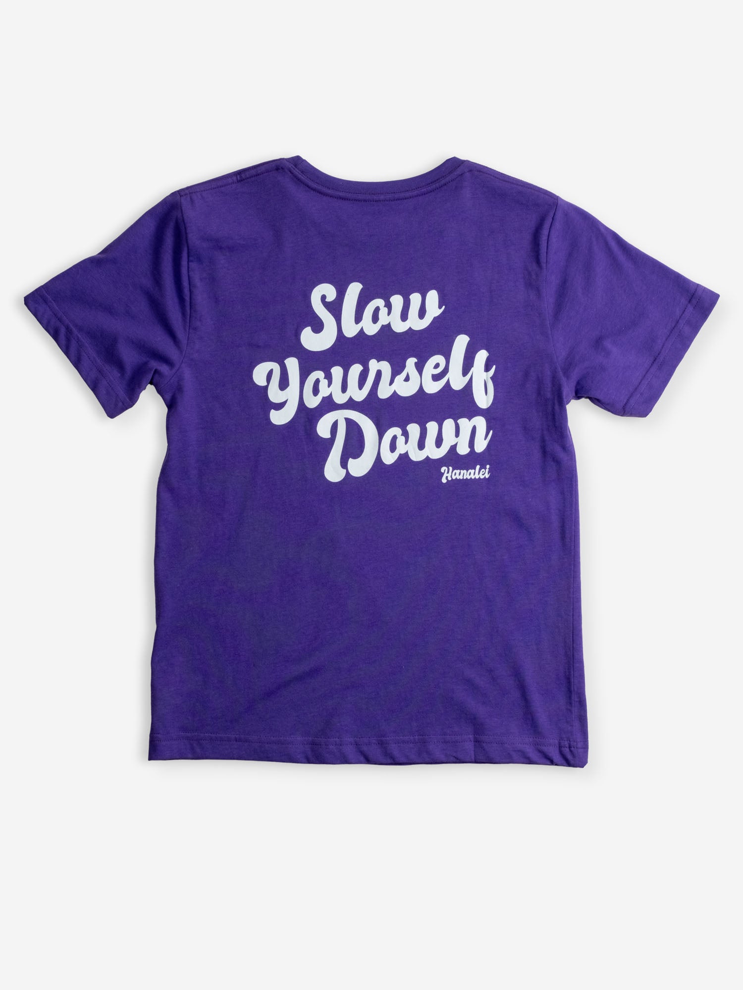 Kids Retro Logo Tee | Organic Cotton | Slow Yourself Down - Kids Shirts