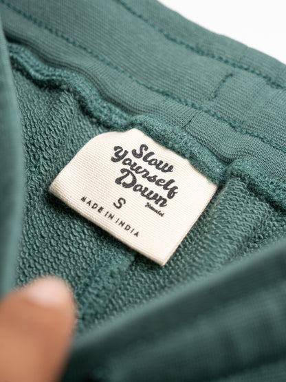 Kids Retro Sweatshorts | Organic Cotton | Slow Yourself Down - Youth Sweats