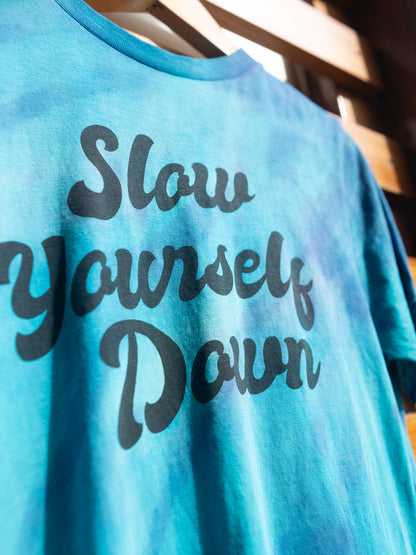 Kids Retro Tie-Dye Tee | Organic Cotton | Slow Yourself Down - Kids Shirts