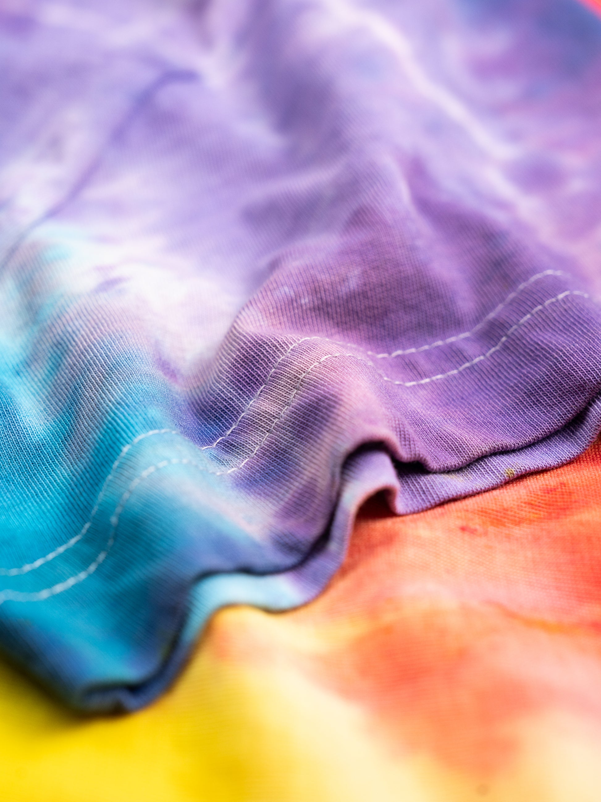 Kids Retro Tie-Dye Tee | Organic Cotton | Slow Yourself Down - Kids Shirts