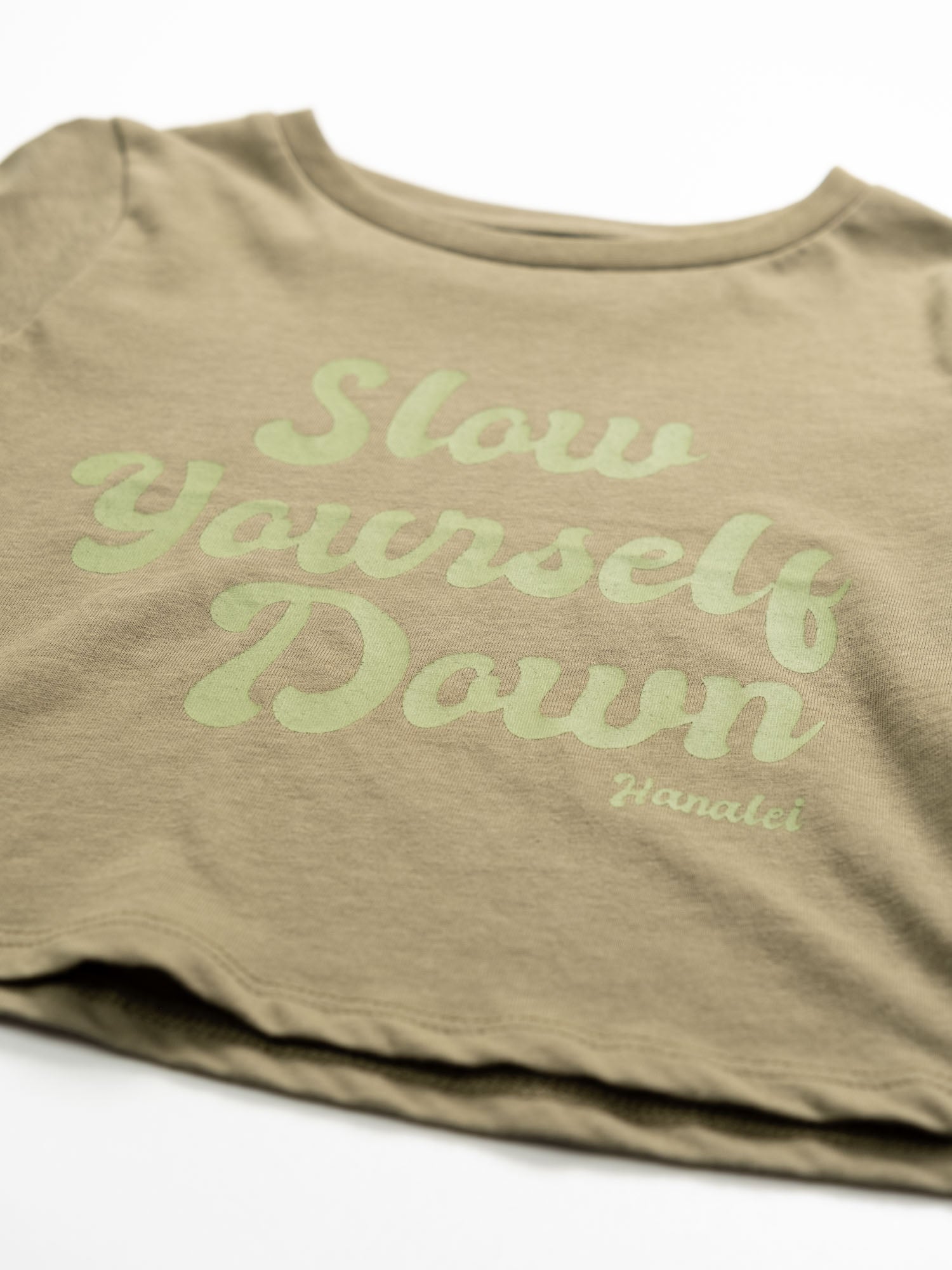 Kids SYD Tee Crop Cut | Organic Cotton | Slow Yourself Down - Kids Shirts