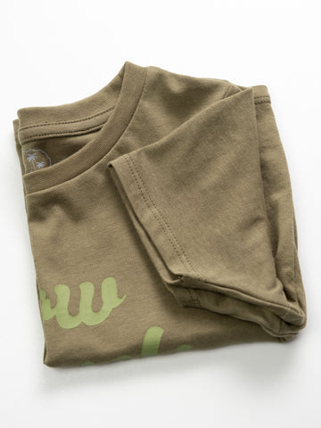 Kids SYD Tee Crop Cut | Organic Cotton | Slow Yourself Down - Kids Shirts