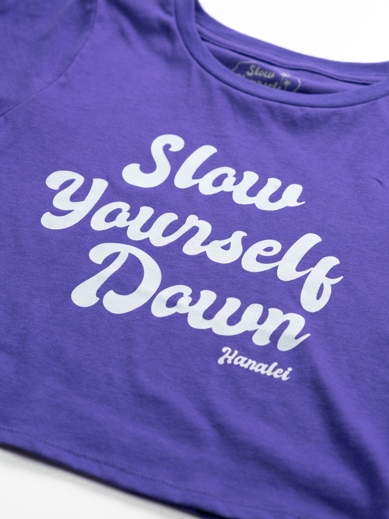 Kids SYD Tee Crop Cut | Organic Cotton | Slow Yourself Down - Kids Shirts