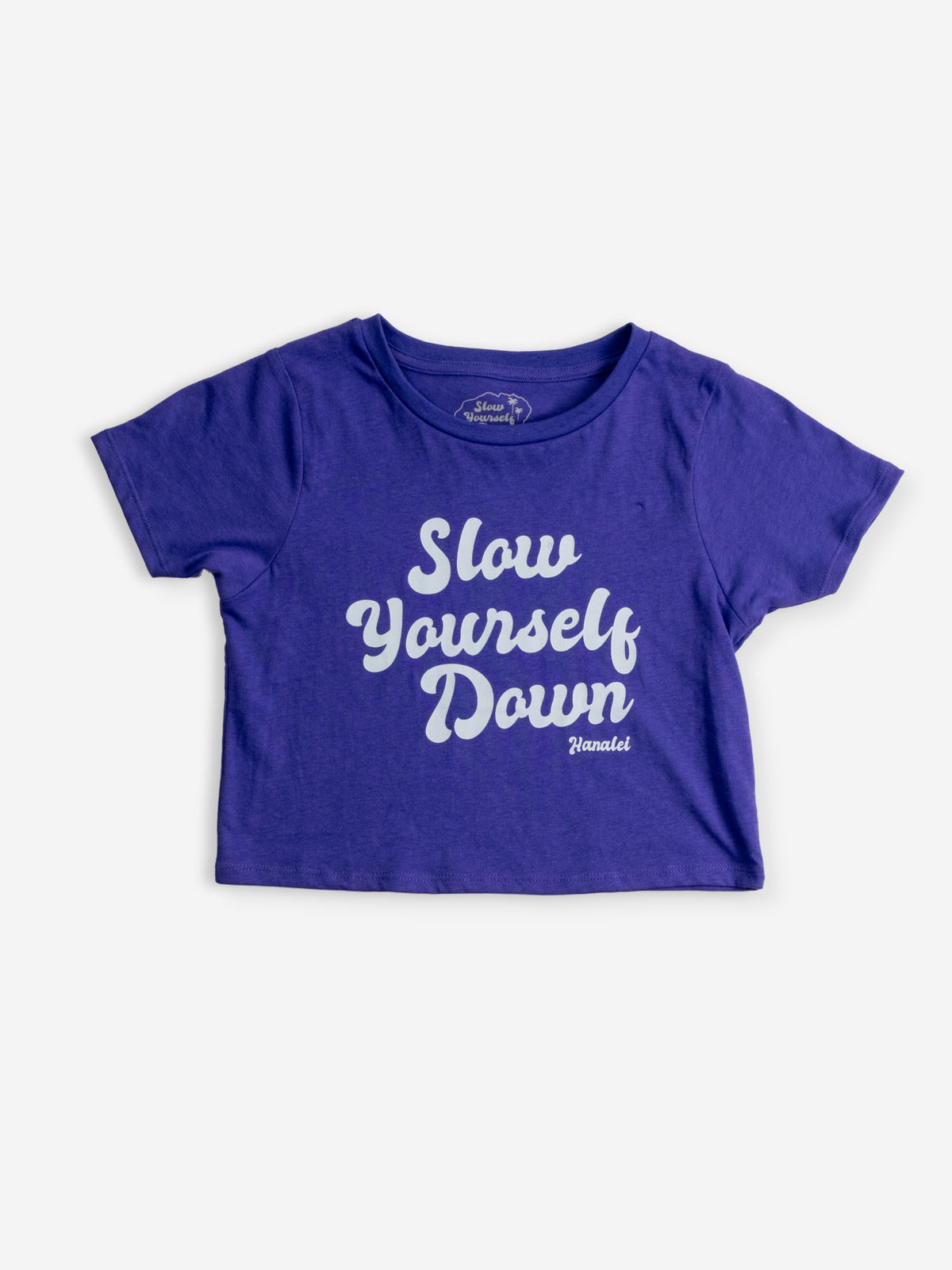 Kids SYD Tee Crop Cut | Organic Cotton | Slow Yourself Down - Kids Shirts