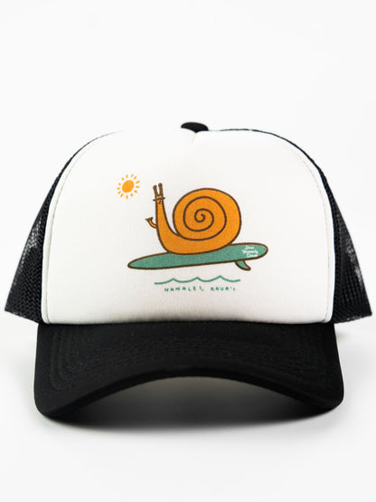 Kids Shaka Surf Snail Trucker Hat | Slow Yourself Down - Youth Hats