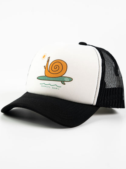 Kids Shaka Surf Snail Trucker Hat | Slow Yourself Down - Youth Hats