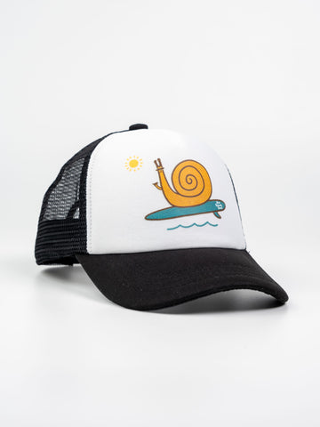 Kids Shaka Surf Snail Trucker Hat | Slow Yourself Down - Youth Hats