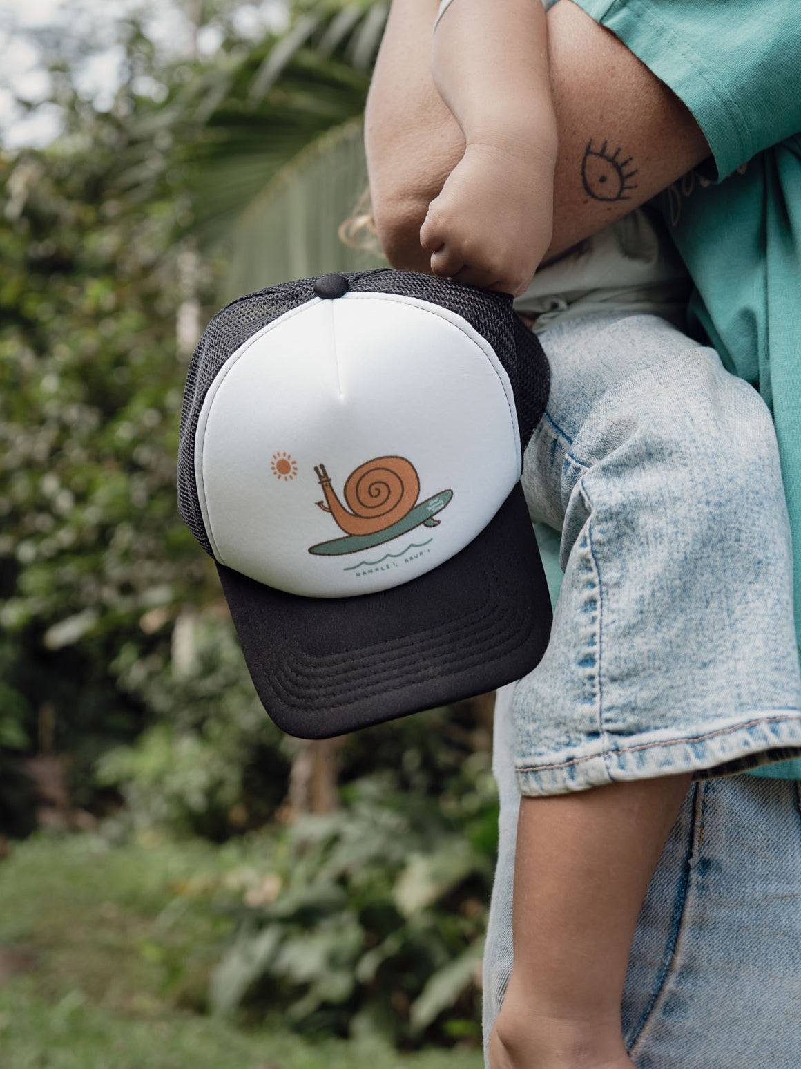 Kids Shaka Surf Snail Trucker Hat | Slow Yourself Down - Youth Hats