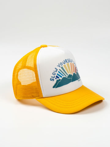 Kids Sunburst Trucker Hat | Slow Yourself Down - Youth Hats