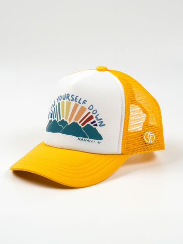 Kids Sunburst Trucker Hat | Slow Yourself Down - Youth Hats