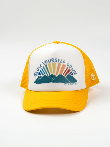 Kids Sunburst Trucker Hat | Slow Yourself Down - Youth Hats