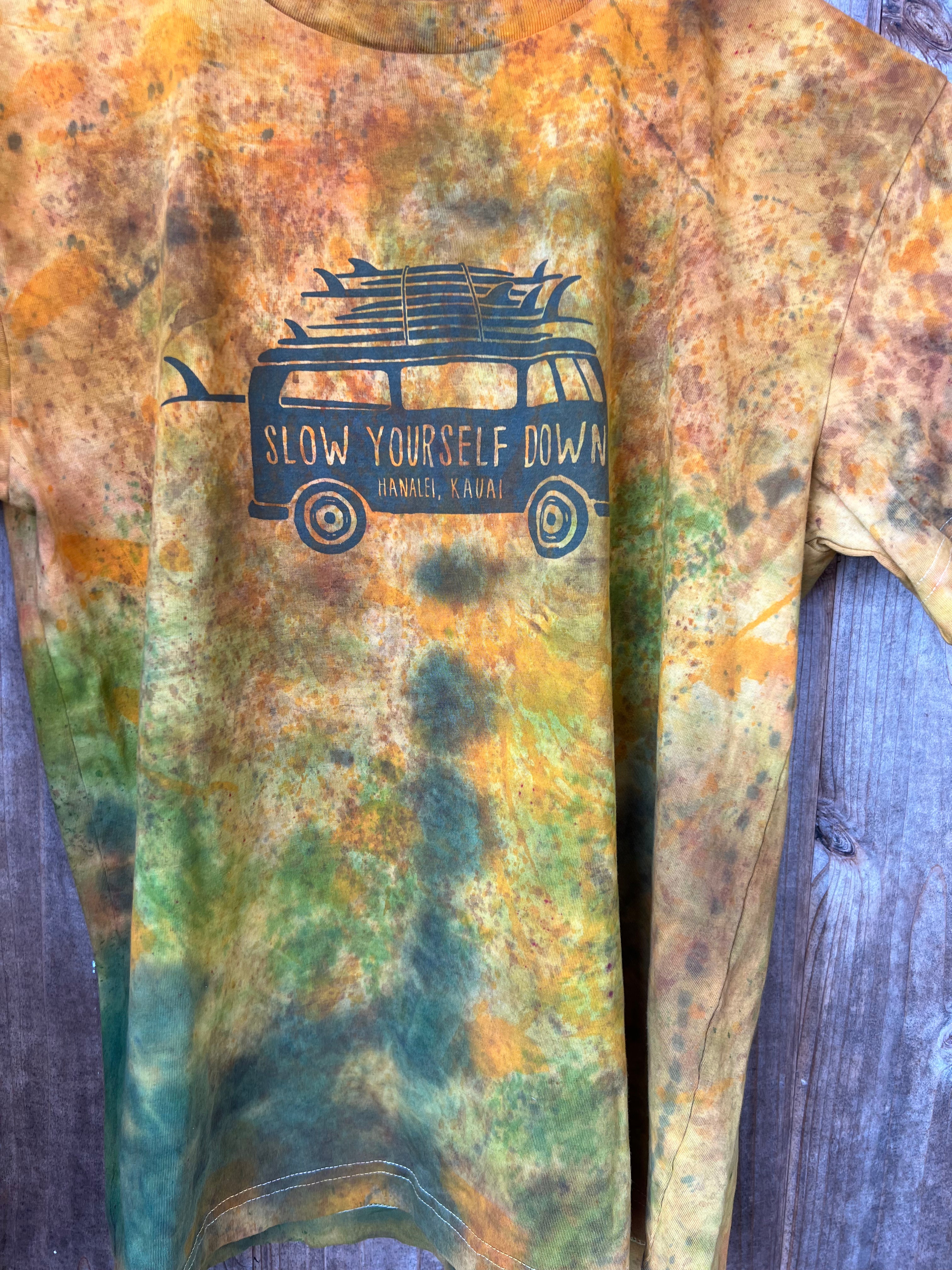 Kids Surf Van Tee Tie-Dye | Organic Cotton | Slow Yourself Down - Kids Shirts