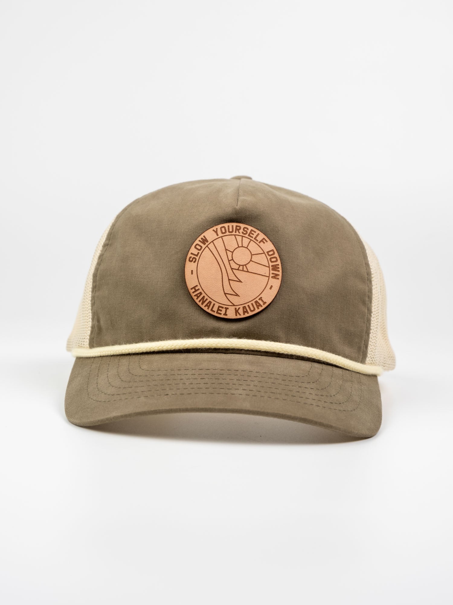 Leather Patch Hat | Slow Yourself Down - Hats