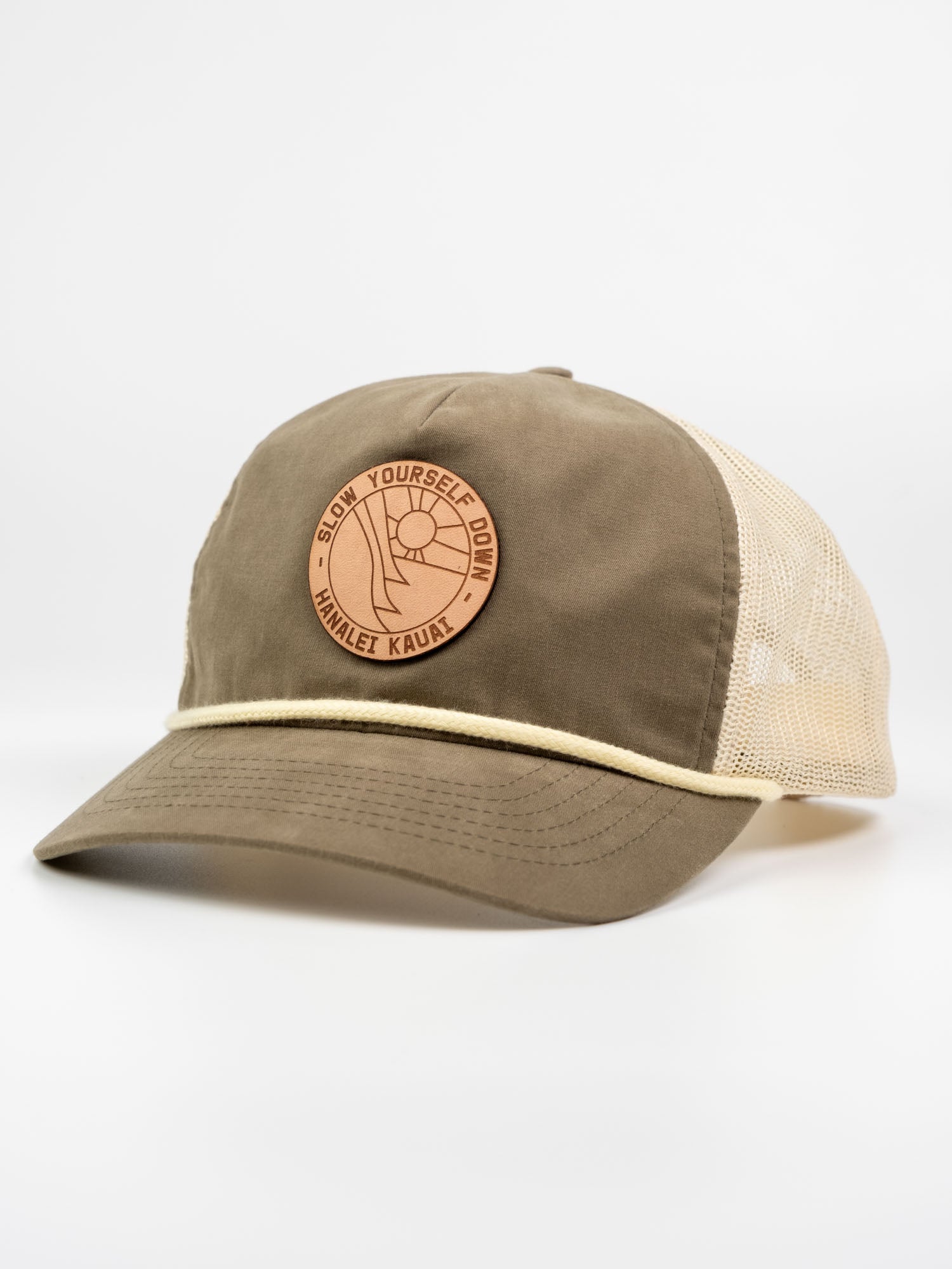 Leather Patch Hat | Slow Yourself Down - Hats