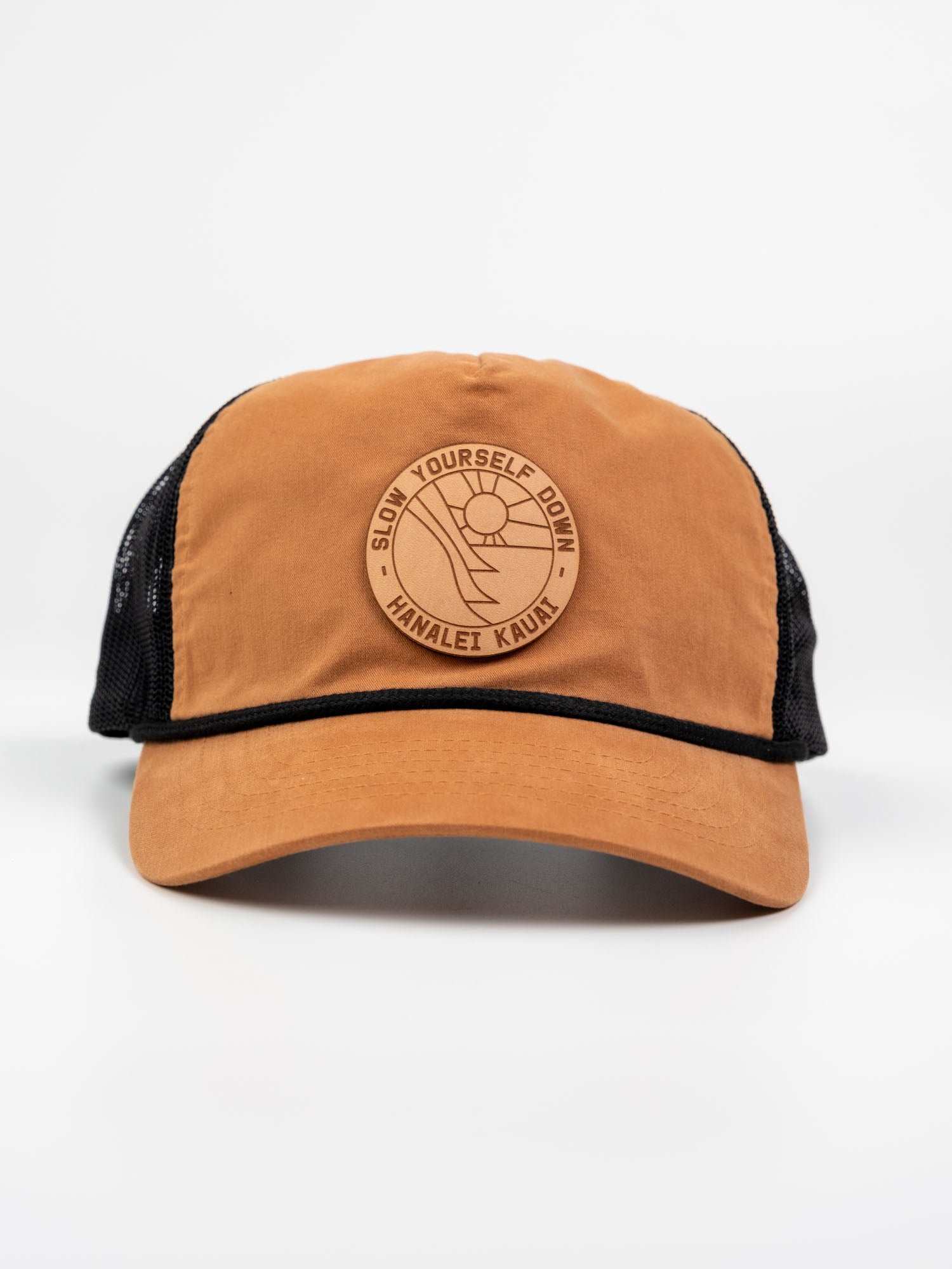 Leather Patch Hat | Slow Yourself Down - Hats