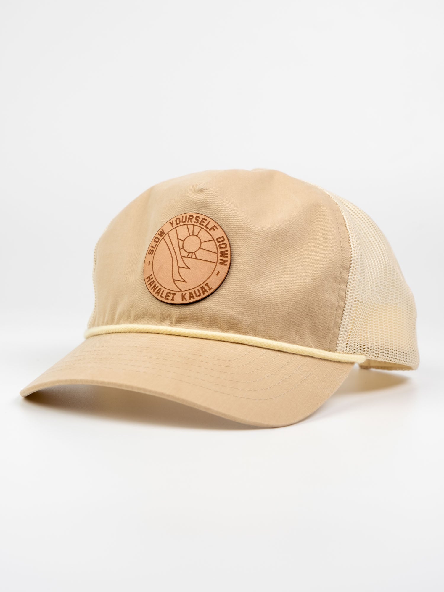 Leather Patch Hat | Slow Yourself Down - Hats