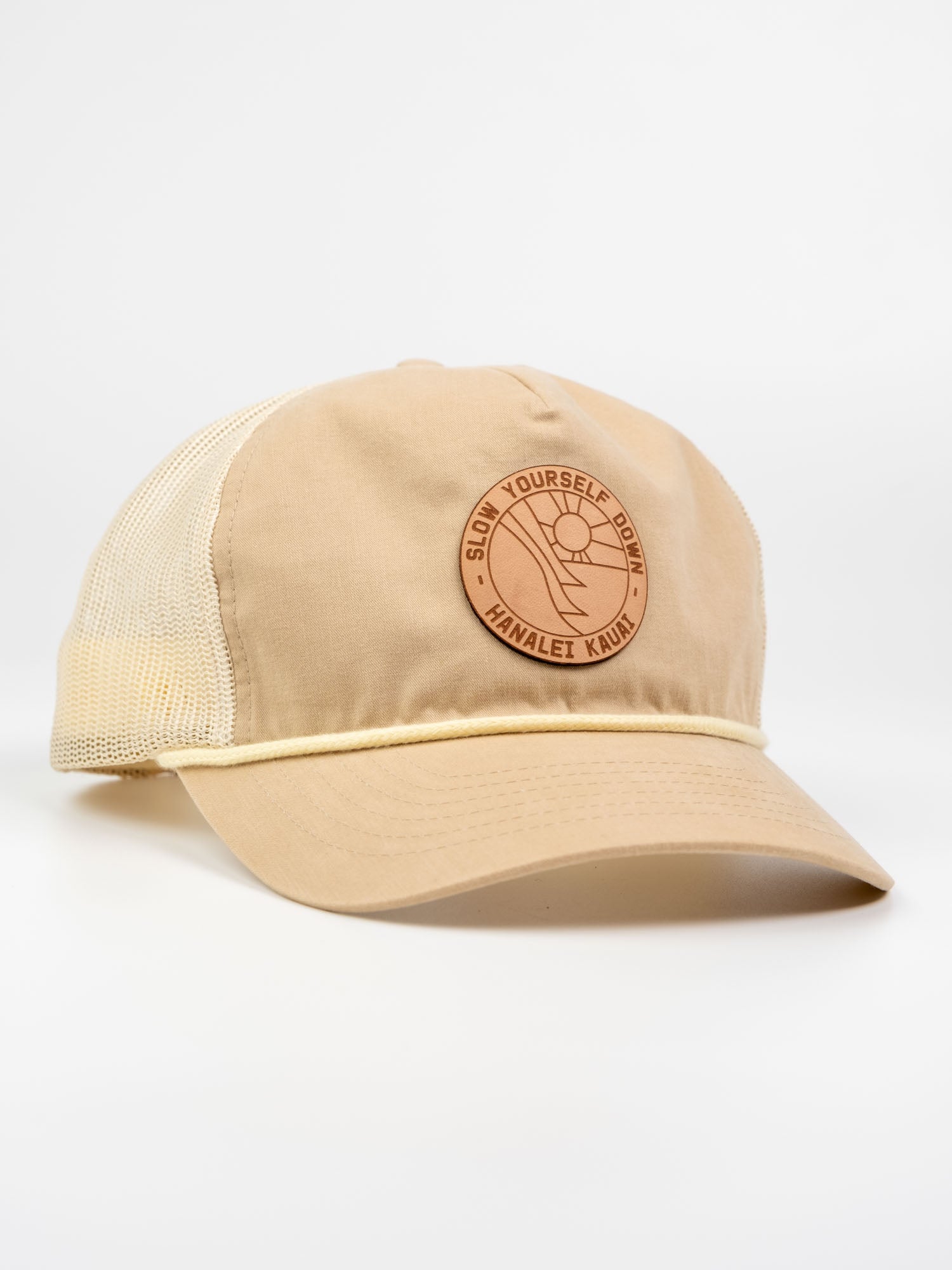 Leather Patch Hat | Slow Yourself Down - Hats