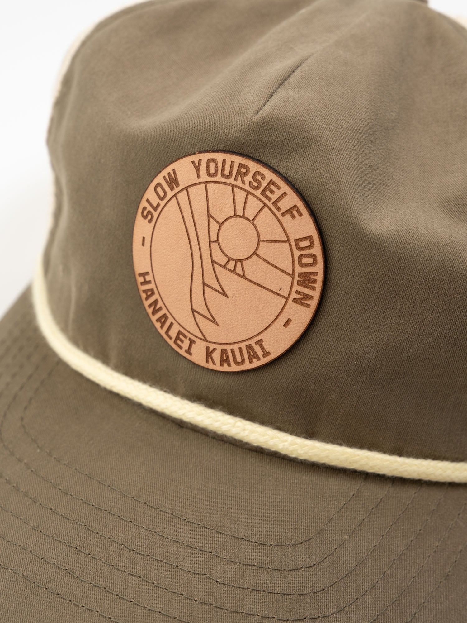 Leather Patch Hat | Slow Yourself Down - Hats