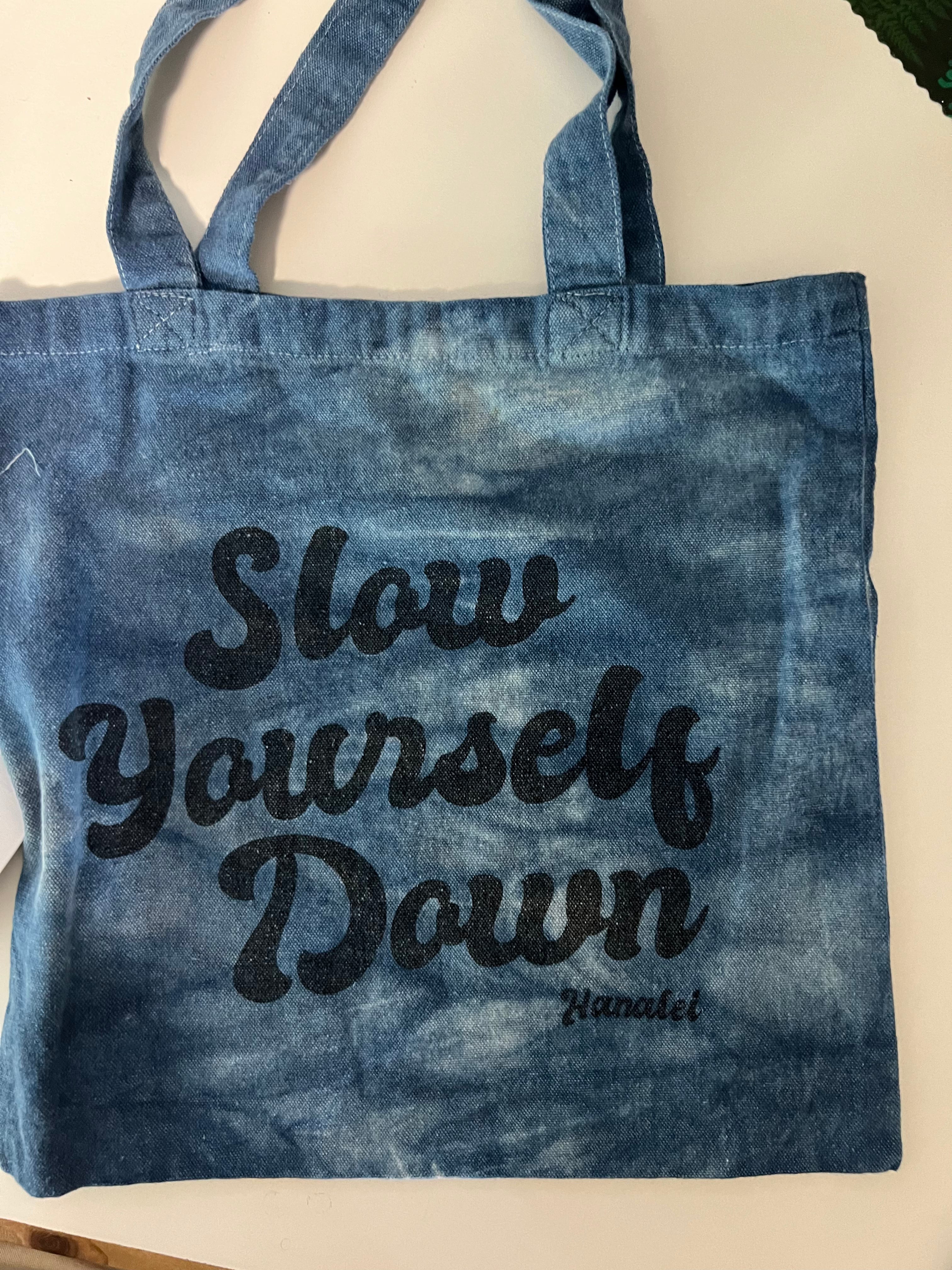 Locally Tie Dyed Tote Bags | Slow Yourself Down - Totebags