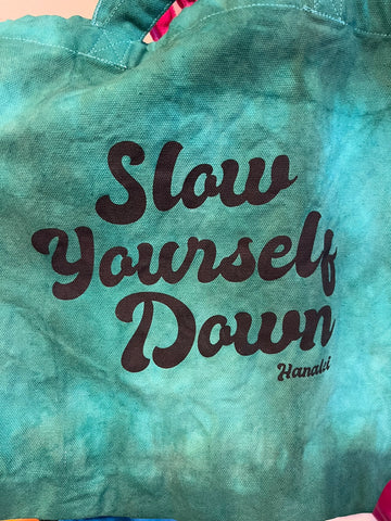 Locally Tie Dyed Tote Bags | Slow Yourself Down