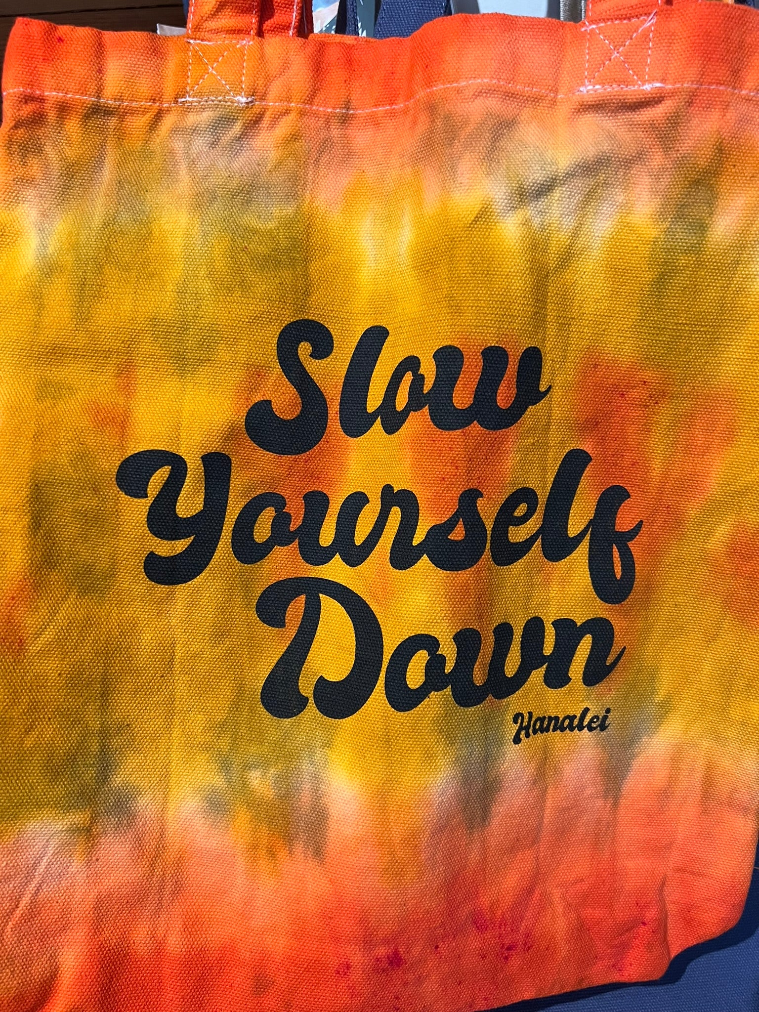 Locally Tie Dyed Tote Bags | Slow Yourself Down