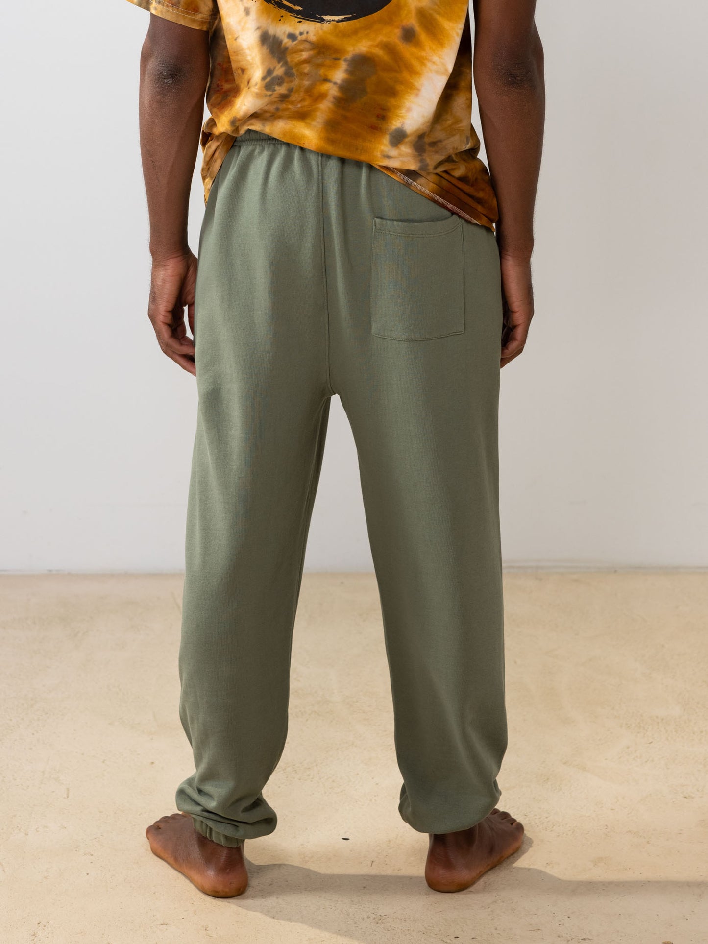 Mens Retro Sweatpants | Organic Cotton | Slow Yourself Down - Mens Sweatpants