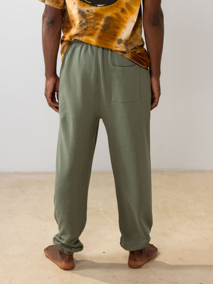 Mens Retro Sweatpants | Organic Cotton | Slow Yourself Down - Mens Sweatpants