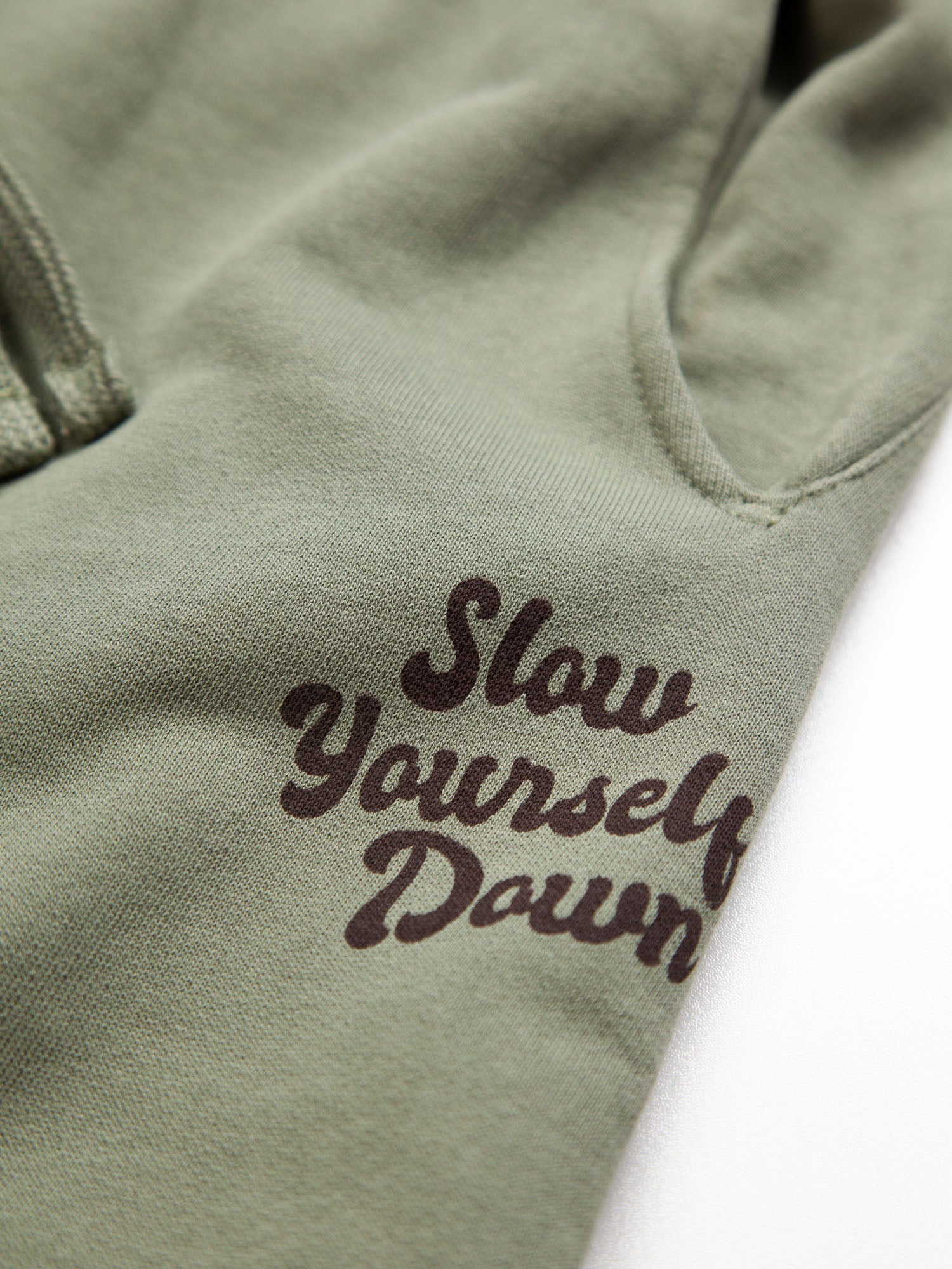 Mens Retro Sweatpants | Organic Cotton | Slow Yourself Down - Mens Sweatpants