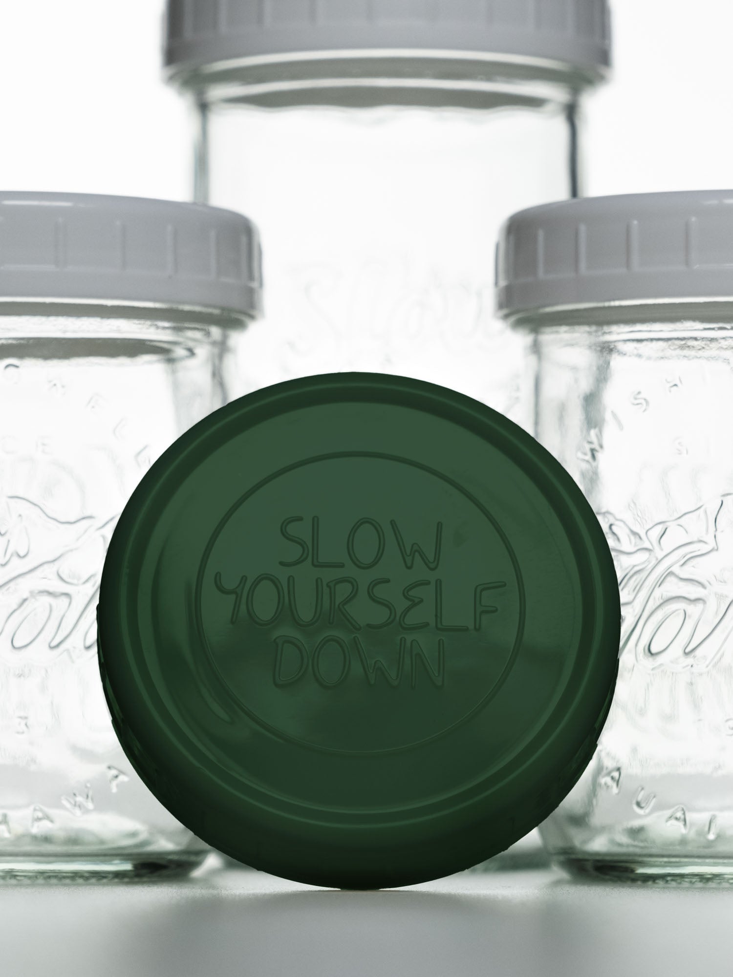 Extra Jar Lid | Slow Yourself Down - Drinkware