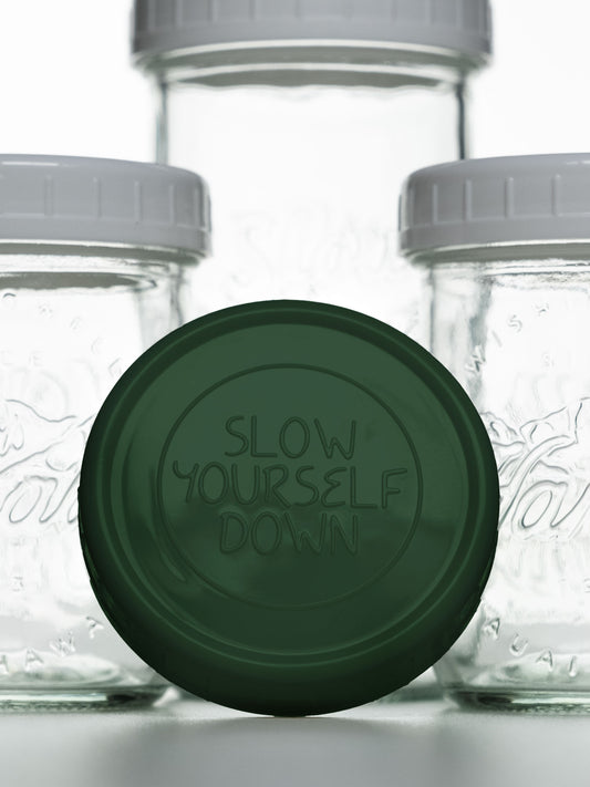 Extra Jar Lid | Slow Yourself Down - Drinkware