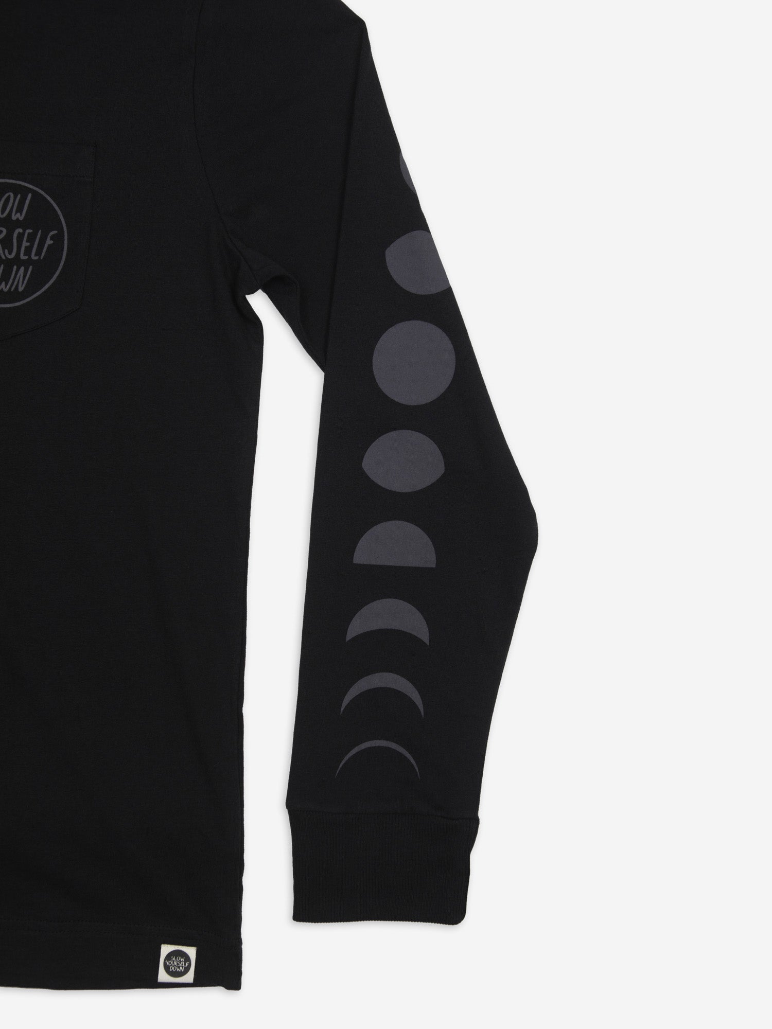 Moon Phase L/S Tee | Organic Cotton | Slow Yourself Down - Mens Shirts