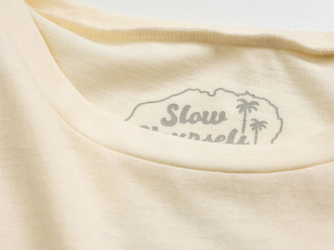 Organic Evolve Moon Crop | Organic Cotton | Slow Yourself Down - Womens Shirts