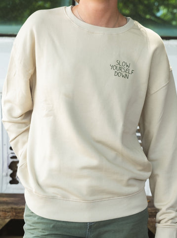 Organic OG Crewneck | Organic Cotton | Slow Yourself Down - Crewneck