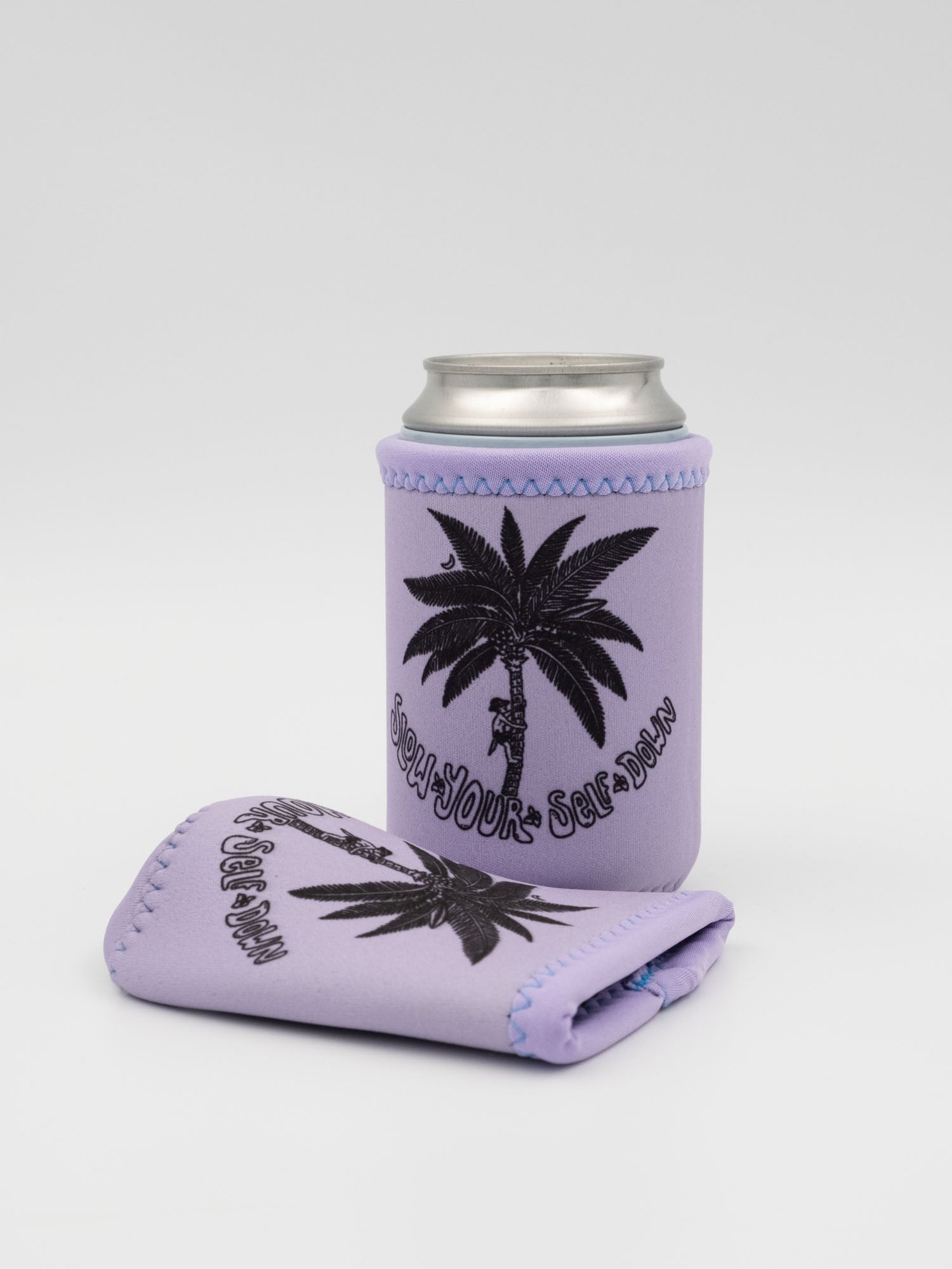 Purple Palm Coozie | Slow Yourself Down