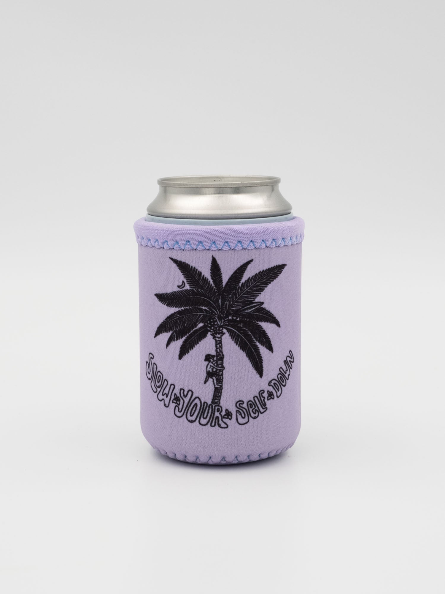 Purple Palm Coozie | Slow Yourself Down