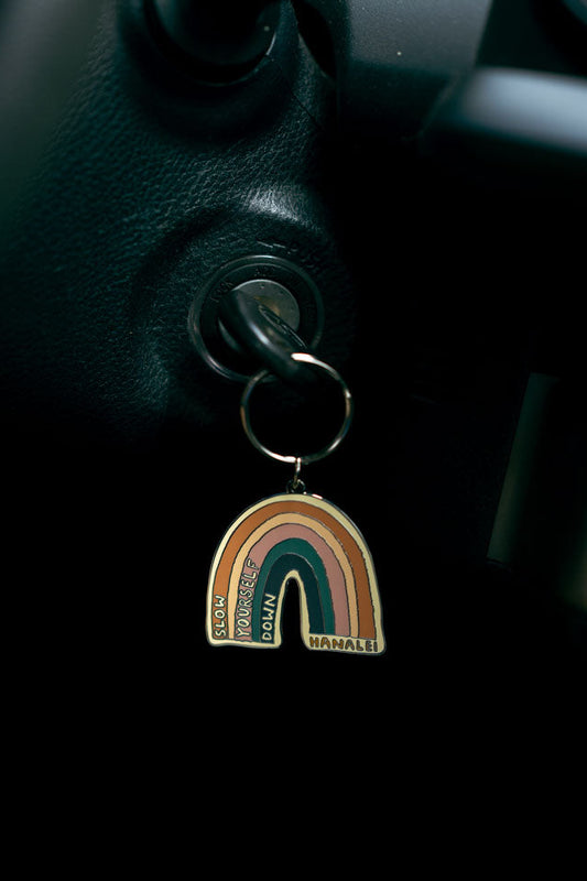 Rainbow Keychain | Slow Yourself Down - Keychains
