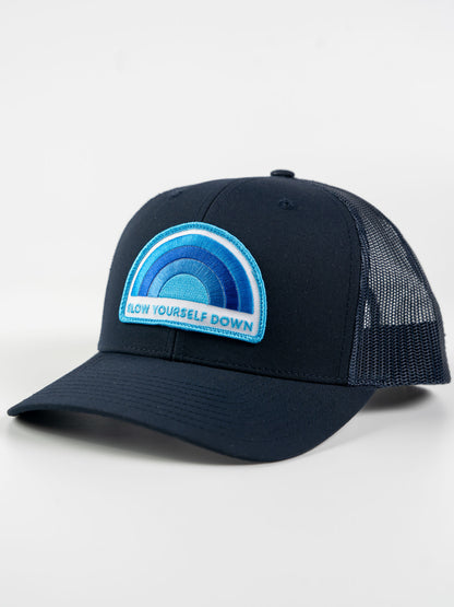Recycled Rainbow Trucker Hat | Slow Yourself Down - Hats