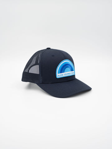 Recycled Rainbow Trucker Hat | Slow Yourself Down - Hats