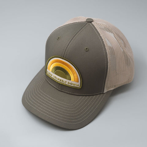 Recycled Rainbow Trucker Hat | Slow Yourself Down - Hats