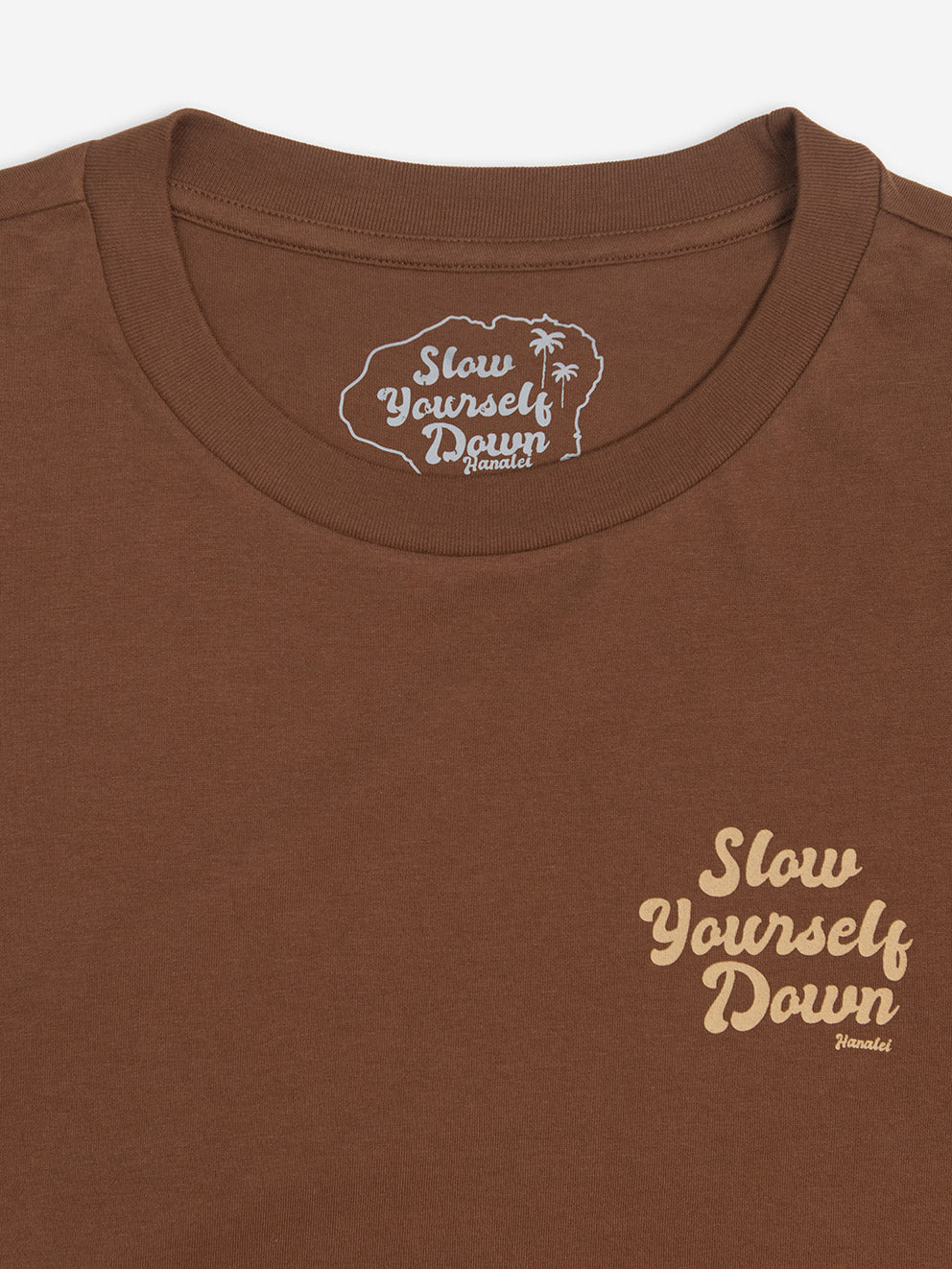 Retro Crop Tee | Organic Cotton | Slow Yourself Down