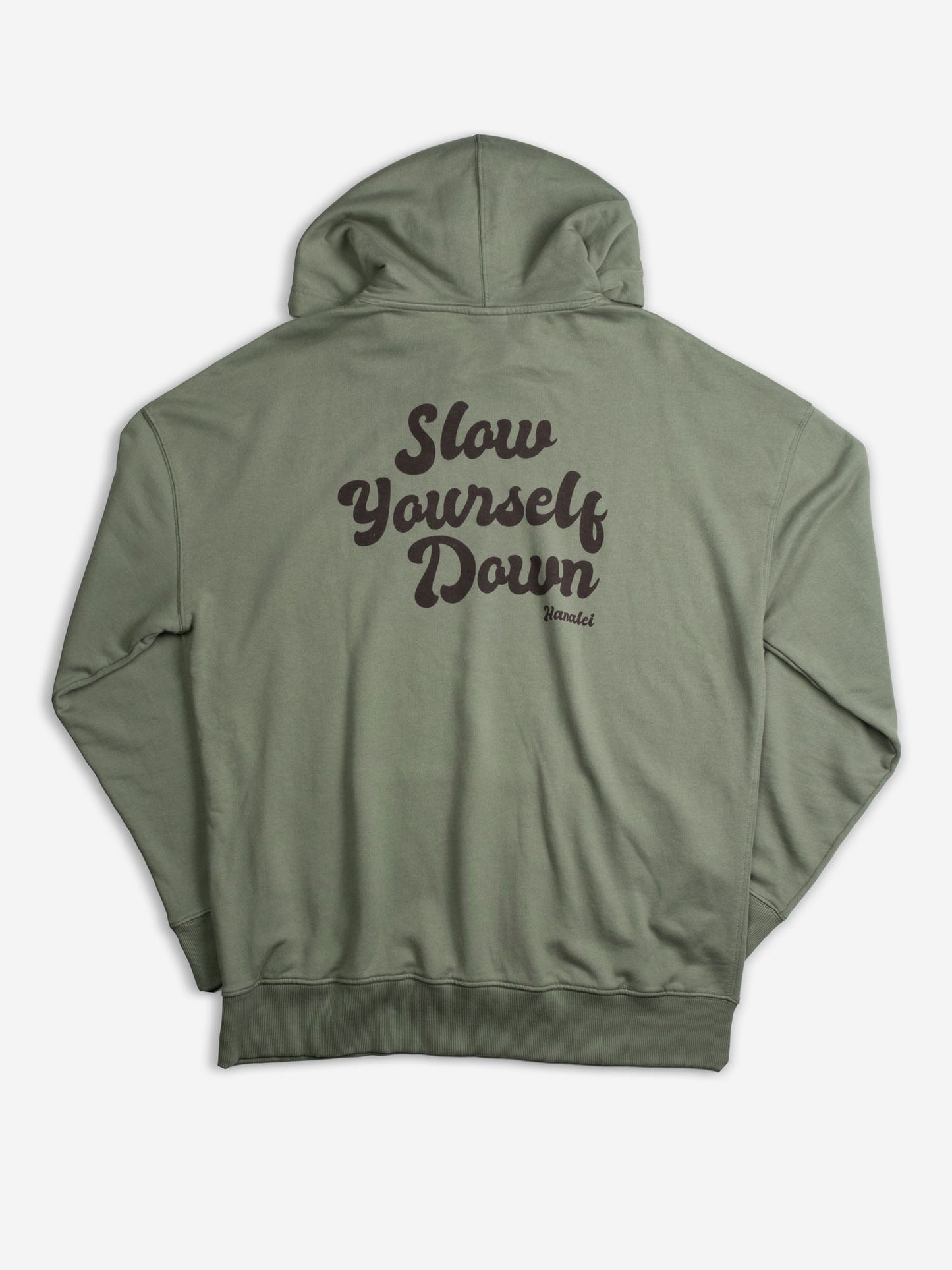 Retro Hoodie | Organic Cotton | Slow Yourself Down - Pullover Hoodie