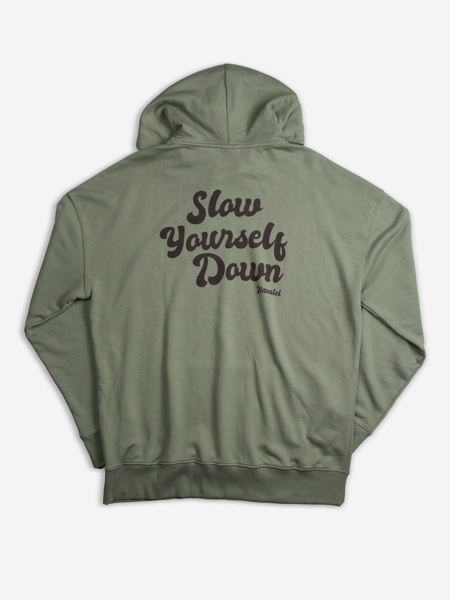 Retro Hoodie | Organic Cotton | Slow Yourself Down - Pullover Hoodie