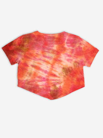 Retro Moon Crop Tie-Dye | Organic Cotton | Slow Yourself Down