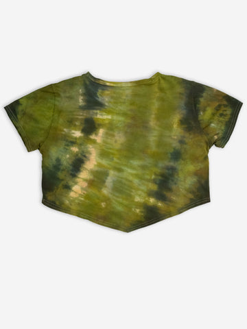 Retro Moon Crop Tie-Dye | Organic Cotton | Slow Yourself Down